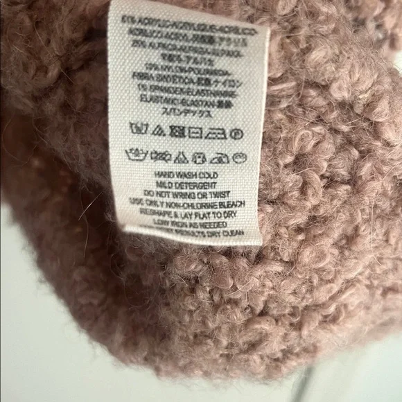 Free People Blush Slouch Cardigan Sweater Size Large - Picture 5 of 8